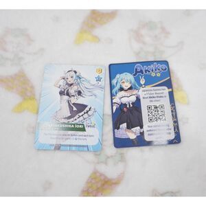 Japanime Games VTuber Promo Cards – Hakushika Iori (Pre-Debut) + Akiko